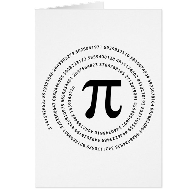 Conception de nombre de pi (Devant)