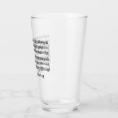 Conception de notes musicales Verre à boire (Gauche)