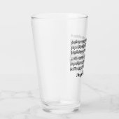 Conception de notes musicales Verre à boire (Droite)