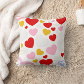 Conception de oreillers à motif de cœur d'amour co (Couverture)