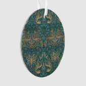 Conception de paon de William Morris et de textile (devant)