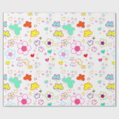 Conception de papier d'emballage pour cadeau (Plat)