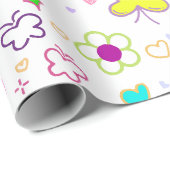 Conception de papier d'emballage pour cadeau (Coin rond)