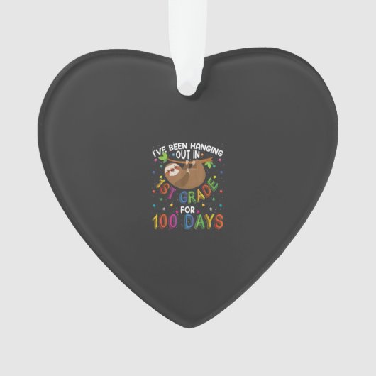 Conception de paresseux pour le 100e jour d'école  (devant)