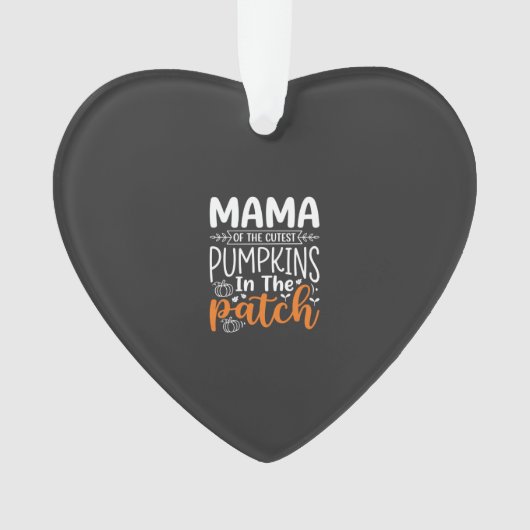 Conception de patch de citrouilles maman Halloween (devant)