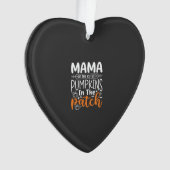 Conception de patch de citrouilles maman Halloween (devant)
