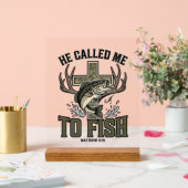 Conception de pêche chrétienne Il m'a appelé à pêc (Mariage)