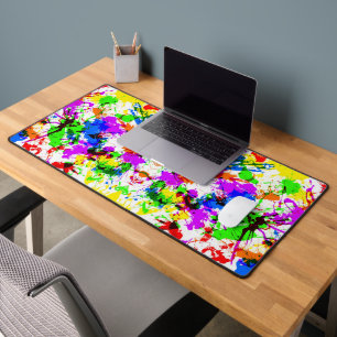 Conception de peinture éclaboussée colorée mignonn