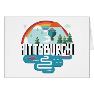 Conception de Pittsburgh, paysage urbain de la