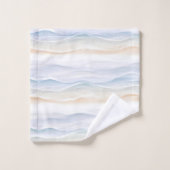 Conception de plage de vague océanique 365 (Gant de toilette)