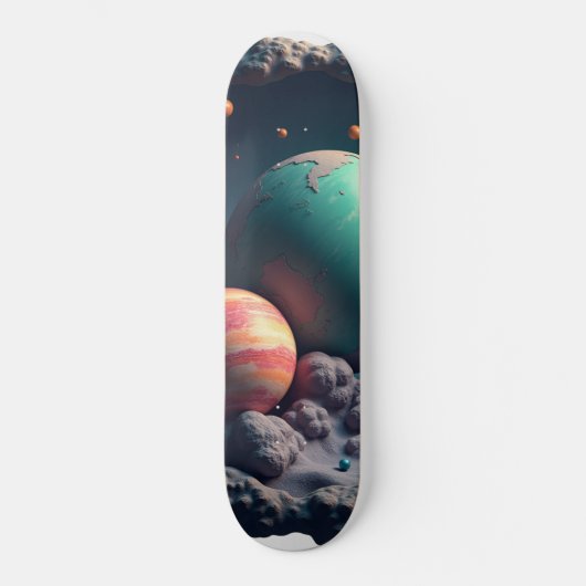 Conception de planches à roulettes Space & Planet (Recto)