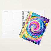 CONCEPTION DE PLANNER CUTE GALAXY PLANETS 2024 (Devant avec enveloppe)