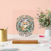 Conception de plante de jardin de chat drôle - Pla (Mariage)