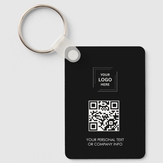Conception de porte-clés de logo d'entreprise QR m (Recto)