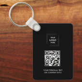 Conception de porte-clés de logo d'entreprise QR m (Recto)