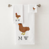 Conception de poulet brodée (En situation)