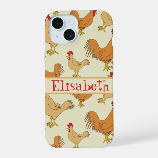 Conception de poulet marron personnalisable (Verso)