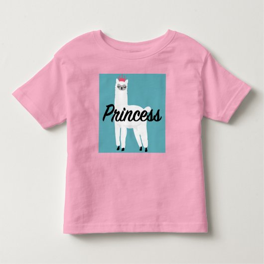 Conception de princesse lama - T-shirt en jersey f (Devant)