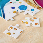 Conception de puzzle Abstrait coloré (Côté)
