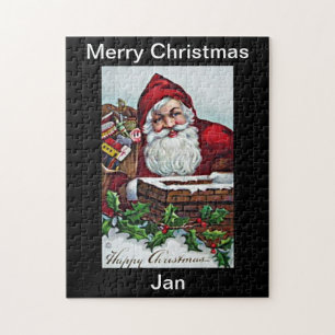Conception de puzzle de Joyeux Noël