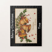 Conception de puzzle de Joyeux Noël (Vertical)