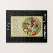 Conception de puzzle de Joyeux Noël (Horizontal)