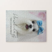 Conception de puzzle de Noël pour chien Happiest H (Horizontal)