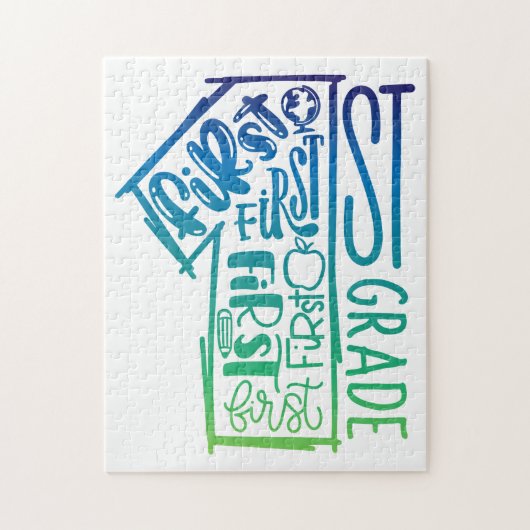 Conception de puzzle pour 1ère classe (Vertical)