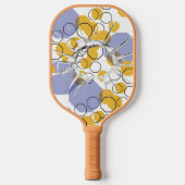 conception de raquette de pickleball amusante abst (Recto)