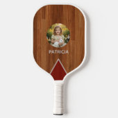 Conception de raquette de pickleball avec image et (Verso)