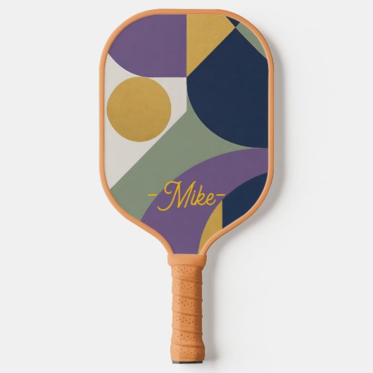 Conception de raquette de pickleball géométrique d (Recto)