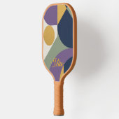 Conception de raquette de pickleball géométrique d (Gauche)