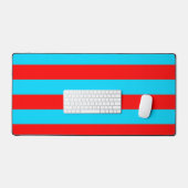 Conception de rayures bleues rouges (Clavier et souris)