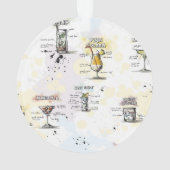 Conception de recette de boissons de cocktail (dos)