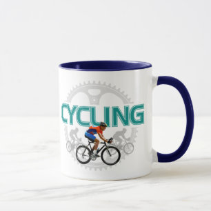 Conception de recyclage fraîche sur la tasse de