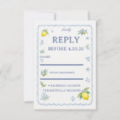 Conception de réponse florale de citron méditerran (Devant)