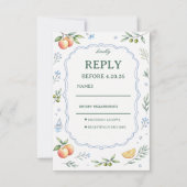 Conception de réponse florale de citrus méditerran (Devant)