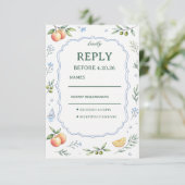 Conception de réponse florale de citrus méditerran (Debout devant)