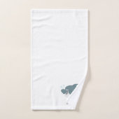 Conception de requin personnalisée (Serviette à main)