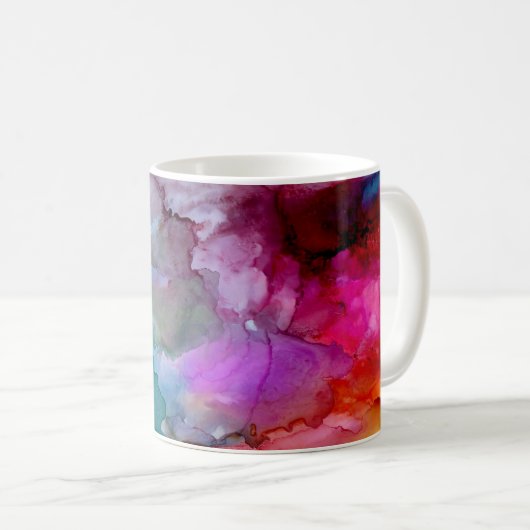 Conception de roue de couleur d'abrégé sur tasse (Devant droit)