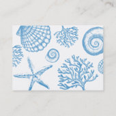 Conception de rouge bleu de carte de visite de vie (Dos)