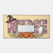 Conception de ruban rose pour infirmière Halloween (Clavier et souris)