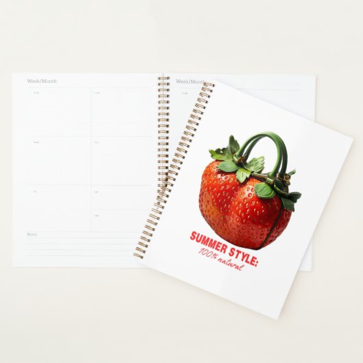 Conception de sac à main fraise - Été hyper-réalis (Devant avec enveloppe)