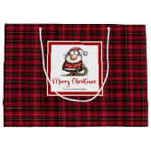 Conception de sac cadeau de Père Noël fantaisiste (Dos)