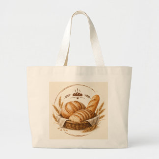 Conception de sac de boulangerie de pain frais rus
