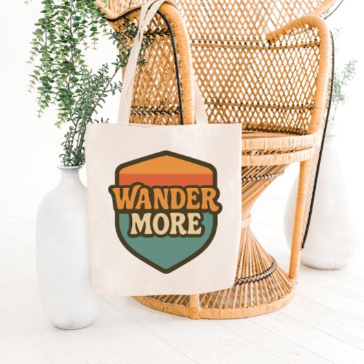 Conception de sac fourre-tout avec badge de voyage