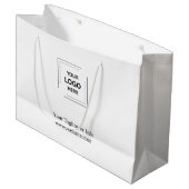 Conception de sacs à cadeaux de luxe pour entrepri (Devant Angle)