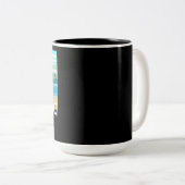 Conception de San Diego - Mug à deux tons (Devant droit)