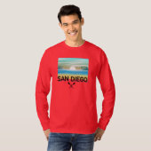 Conception de San Diego - T-Shirt à manches longue (Devant entier)