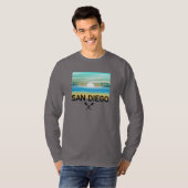 Conception de San Diego - T-Shirt à manches longue (Devant entier)